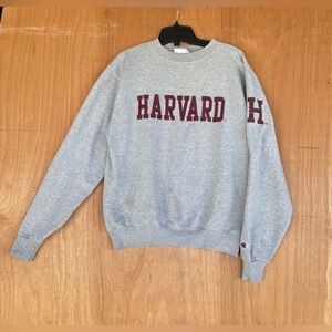 Champion Gray Harvard Crewneck Sweater